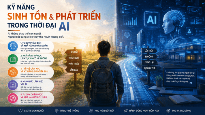 kỹ năng sinh tồn thời đại AI