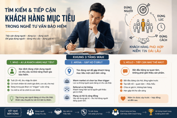 tìm kiếm khách hàng tư vấn bảo hiểm