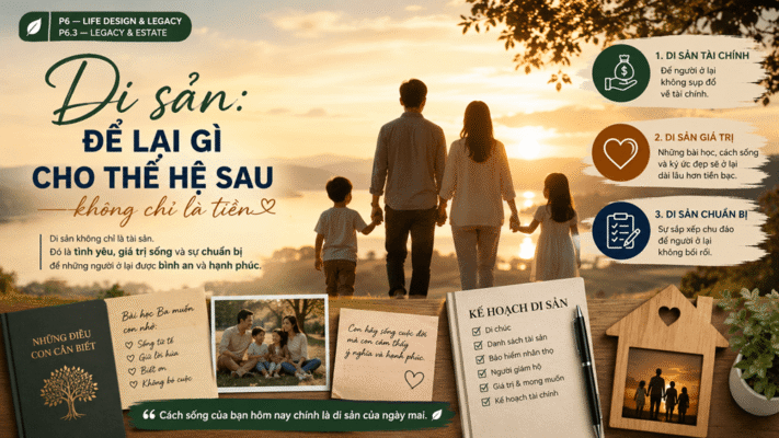 di sản để lại cho thế hệ sau