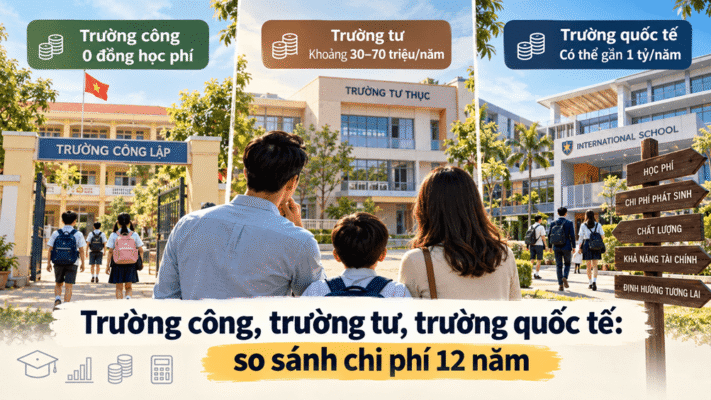 trường công trường tư trường quốc tế